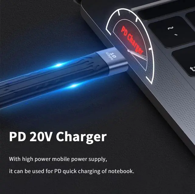 Alt view image 5 of 7 - BUCIER USB C Male to USB Female Adapter Cable 6Inch, 10Gbps USB 3.1 Gen 2 Type C to Type A Fast Charging Cord, Short Type C Charger Cable for MacBook, Laptop, Dock Station