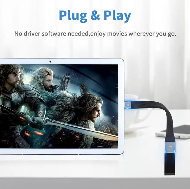 Alt view image 6 of 7 - BUCIER USB C Male to USB Female Adapter Cable 6Inch, 10Gbps USB 3.1 Gen 2 Type C to Type A Fast Charging Cord, Short Type C Charger Cable for MacBook, Laptop, Dock Station