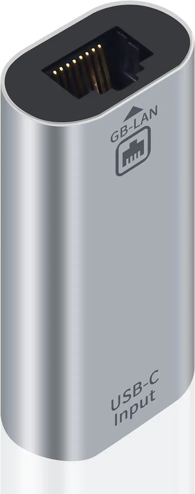 Main image of BUCIER USB C to RJ45 Ethernet Adapter Gigabit, RJ45 Female to USB C Female Adapter, Up to 1000/100/10Mbps Ethernet LAN Network Adapter Compatible for iPad, MacBook Pro, 1Pack