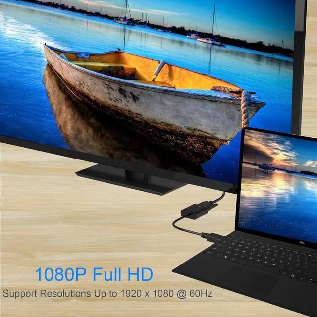 Alt view image 6 of 7 - BUCIER DisplayPort (DP) to DVI Adapter, Gold-Plated Display Port to DVI-D Adapter (Male to Female) Compatible with Computer, Desktop, Laptop, PC, Monitor, Projector, HDTV - Black