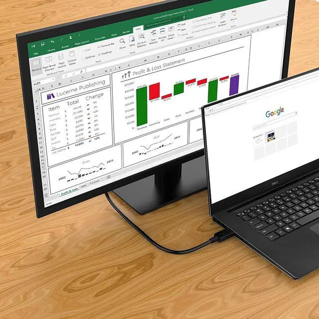 Alt view image 2 of 7 - BUCIER 4K DisplayPort to DisplayPort Cable, 3 Feet, Gold-Plated High Speed Display Port 1.2 Cable (4K@60Hz, 2K@144Hz) DP Cable Compatible with Computer, Desktop, Laptop, PC, Monitor, Projector