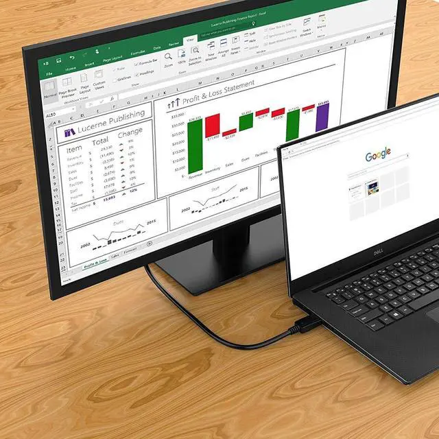 Alt view image 2 of 6 - BUCIER 4K DisplayPort to DisplayPort Cable, 6 Feet, Gold-Plated High Speed Display Port 1.2 Cable (4K@60Hz, 2K@144Hz) DP Cable Compatible with Computer, Desktop, Laptop, PC, Monitor, Projector 5 Pack