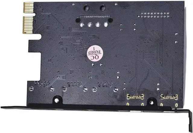 Alt view image 6 of 7 - BUCIER PCI-E to Type C (2),Type A (3) USB 3.0 5-Port PCI Express Expansion Card Expanding 2 USB 3.0 Ports with Internal 19-Pin Connector for Window 7/8/10/XP/Vista