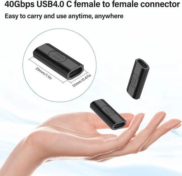 Alt view image 6 of 6 - BUCIER 2 Pack 90 Degree USB C 240W Angle Adapter