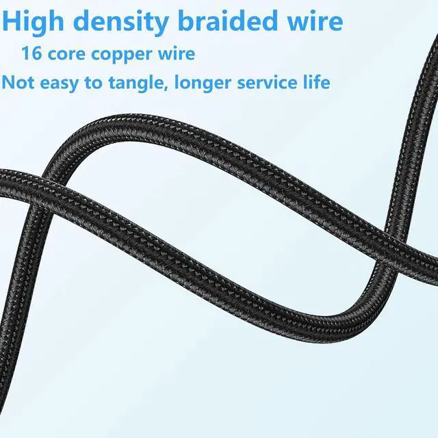 Alt view image 5 of 5 - BUCIER Gen3.2 Type-C Data Cable Dual Type-C Cable 100W High Definition 8k Projection Screen Cable 20GB Full Phone Data Cable 0.5M