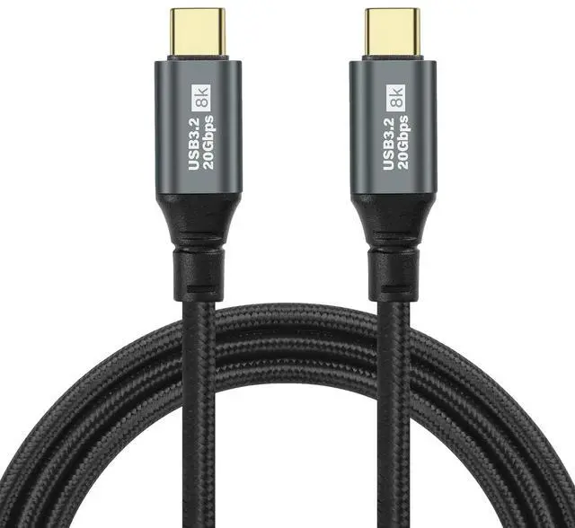 Main image of BUCIER Gen3.2 Type-C Data Cable Dual Type-C Cable 100W High Definition 8k Projection Screen Cable 20GB Full Phone Data Cable 0.5M