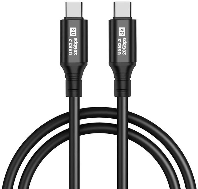 Main image of BUCIER USB C to USB C Cable USB 3.2 Type C 20Gbps PD 100W 8K@60Hz Data Fast Charging Cable for Phone, Tablet, Other USB C Devices (1.5M)