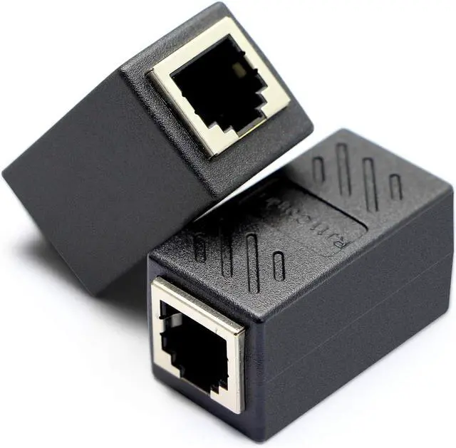 Main image of BUCIER RJ11 Coupler RJ11 Female to Female 6P6C Telephone Inline Coupler Straight Telephone Cable Extension Adapter for Landline Fax Machine (Straight) 2pcs