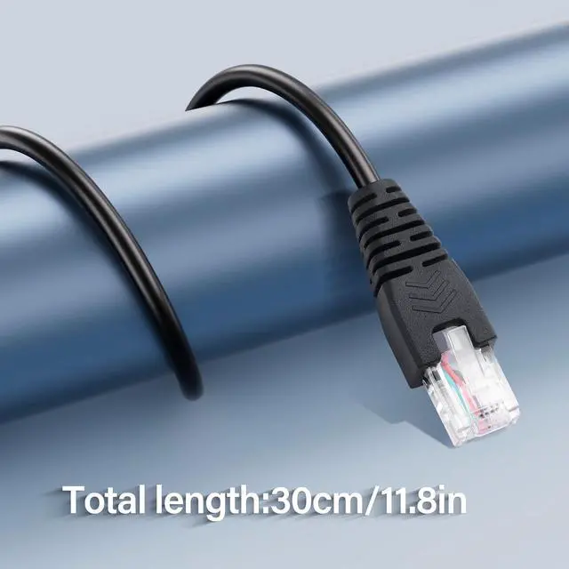 Alt view image 6 of 6 - BUCIER RJ45 Male to 4 Pin Screw Terminal Adapter Solderless Connector Transmission Extension Signal (1234)