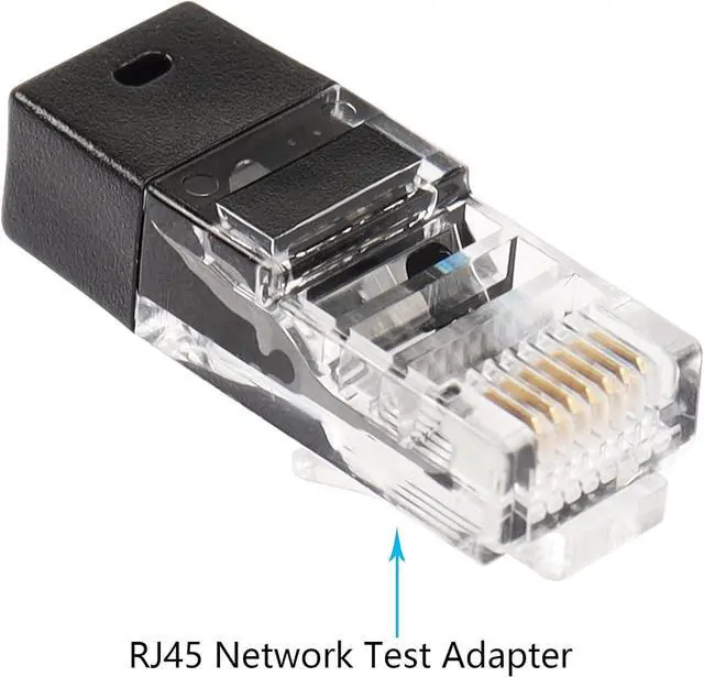 Alt view image 7 of 7 - BUCIER RJ45 Network Test Adapter, 8P8C Network Plug 120 Ohms 0.25 Watts,RJ45 Connectors, for Device Network Testing 5 PCS