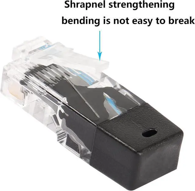 Alt view image 4 of 7 - BUCIER RJ45 Network Test Adapter, 8P8C Network Plug 120 Ohms 0.25 Watts,RJ45 Connectors, for Device Network Testing 5 PCS
