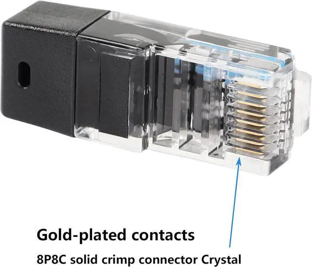 Alt view image 5 of 7 - BUCIER RJ45 Network Test Adapter, 8P8C Network Plug 120 Ohms 0.25 Watts,RJ45 Connectors, for Device Network Testing 5 PCS