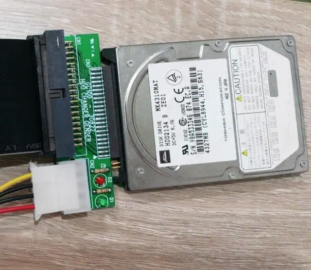 Alt view image 7 of 7 - BUCIER 2.5 to 3.5 IDE Adapter,2.5 Inch 44 Pin Hard Disk Drive Laptop IDE to 40 Pin 3.5 Inch Desktop PC PATA Port Converter Card Adapter(IDE 2.5 to 3.5)