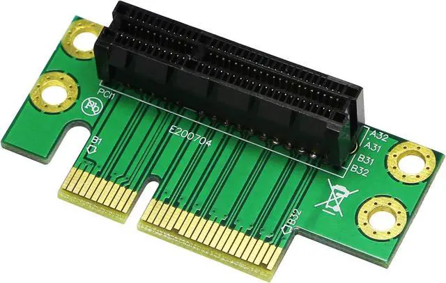 Main image of BUCIER PCI- Express 4X Riser Card 90-Degree Adapter Card PCI-E 4X Extender Extension Card for 1U, Small Computer and Server Case (PCIE 4X)