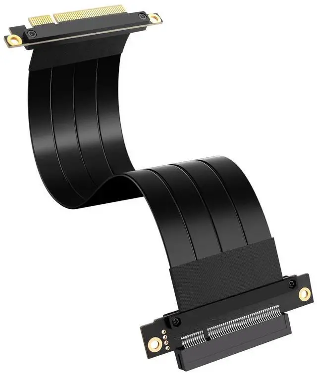 Main image of BUCIER PCIe 3.0 X8 Extension Cable PCI-E 8X Male to Female Riser Cable 25CM (90 Degree Male)