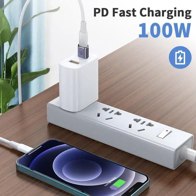 Alt view image 3 of 7 - BUCIER USB C Right Angle Adapter 4 Style, USB C Angle Adapter [ 40Gbps 100W PD] Type C to Type C Extension Connector for Steam Deck, ROG Ally, Switch, Notebook Computers, Tablet and Mobile Phones