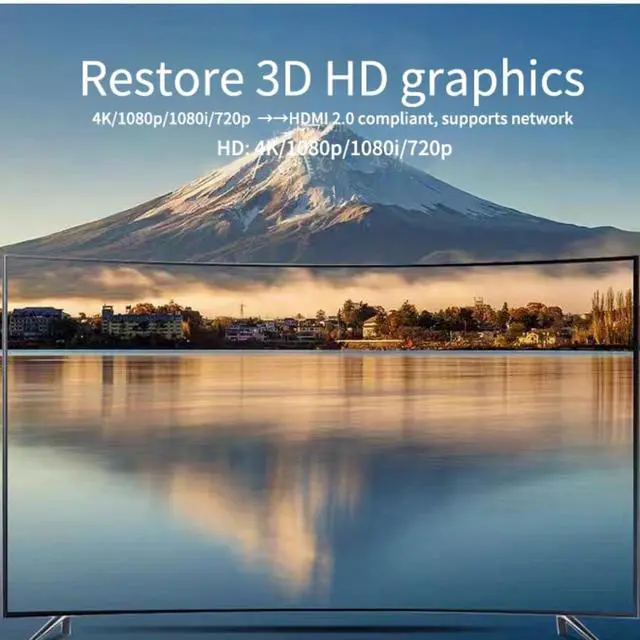 Alt view image 6 of 7 - BUCIER Micro HDMI to HDMI Adapter Cable, 10.2Gbps High-Speed, 4K@30Hz, 1080p, Ethernet Ready, 3.3Ft, Black,2-Pack