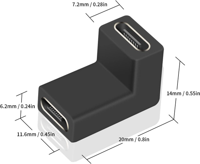USB 3.1 Type-C Coupler / Extension Adapter - Female To Female F/F Connector