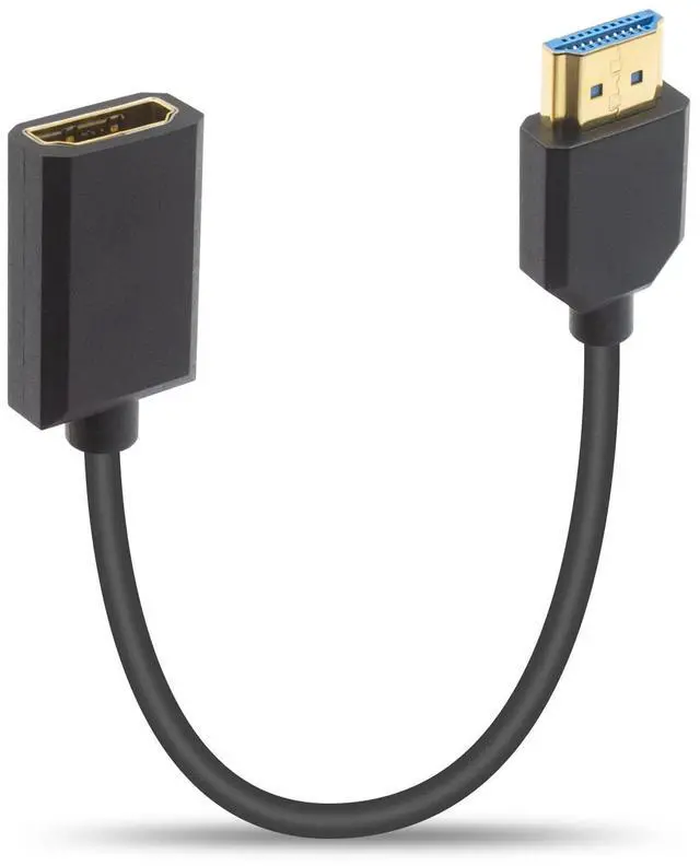 Main image of BUCIER 8K HDMI Extender Cable - 12inch/30cm, 48Gbps, Supports 8K@60Hz Video for PCs, Laptops, TV, Xbox, PS5, PS4 Male to Female