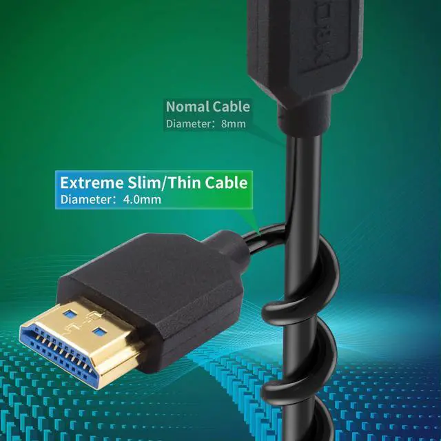 Alt view image 2 of 7 - BUCIER 8K HDMI Extender Cable - 12inch/30cm, 48Gbps, Supports 8K@60Hz Video for PCs, Laptops, TV, Xbox, PS5, PS4 Male to Female