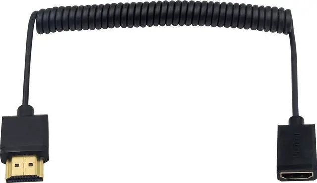 Main image of BUCIER 4K HDMI Extension Cable 6FT/1.8M, Coiled HDMI Male to Female Cable Compatible for Nintendo Switch, Xbox One S 360, PS5, PS4, Roku TV Stick, Blu Ray Player, etc