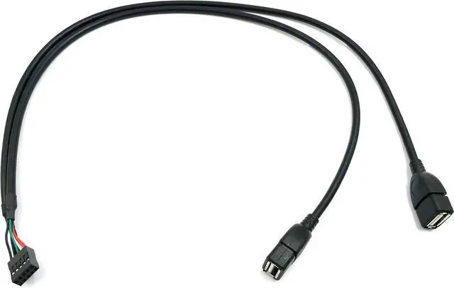 Alt view image 3 of 6 - BUCIER USB Header Splitter - 10 Pin Motherboard to Dual USB 2.0 Female Extender Cable (2AF/10 Pin 0.5M)