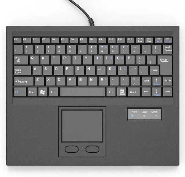 Main image of BUCIER Waterproof Industrial Machine Keyboard with USB Interface and Touchpad (84ks USB Black)