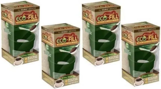 Alt view image 4 of 4 - Perfect Pod Eco-Fill Refillable Capsule for K-cup Brewers - 4 Pack