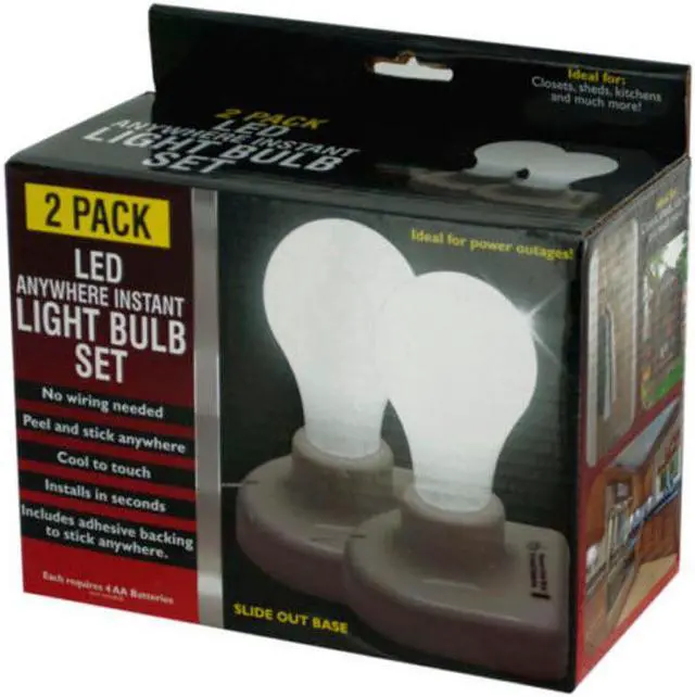 Alt view image 3 of 4 - LED Anywhere Instant Light Bulb Set
