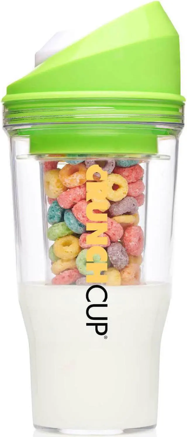 Main image of The CrunchCup XL - A Portable Cereal Cup  -  Green