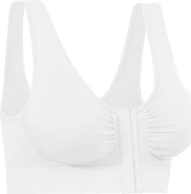 Main image of Miracle Bamboo Comfort Bra - White- Large  (Bust 37-40)