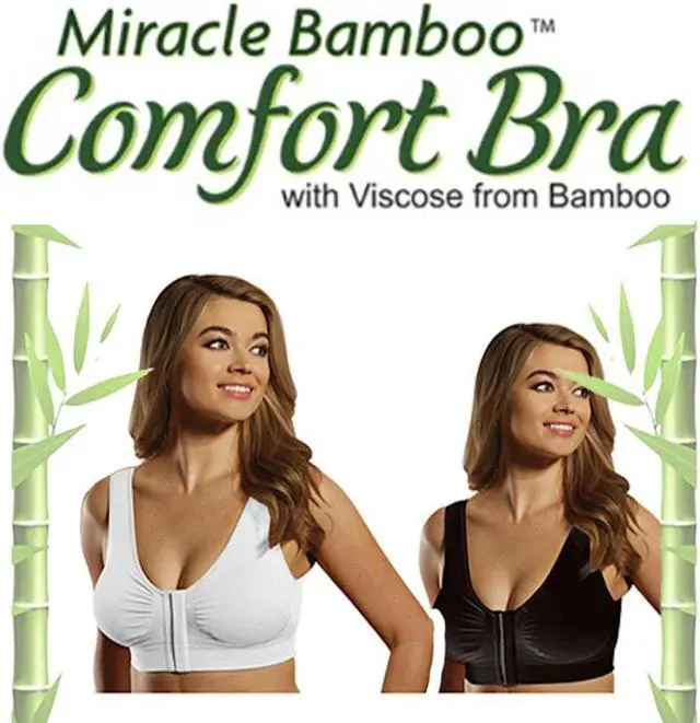 Alt view image 2 of 5 - Miracle Bamboo Comfort Bra Deluxe - Set of 2 - Large (37-40")