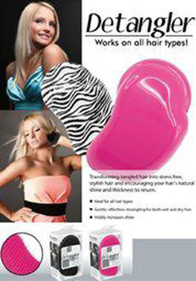 Alt view image 2 of 6 - Detangler Hair Detangler- Zebra Pattern