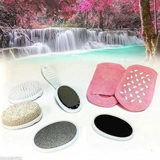 Alt view image 2 of 4 - Deluxe Pedicure Foot System with Bonus Moisturizing Gel Socks