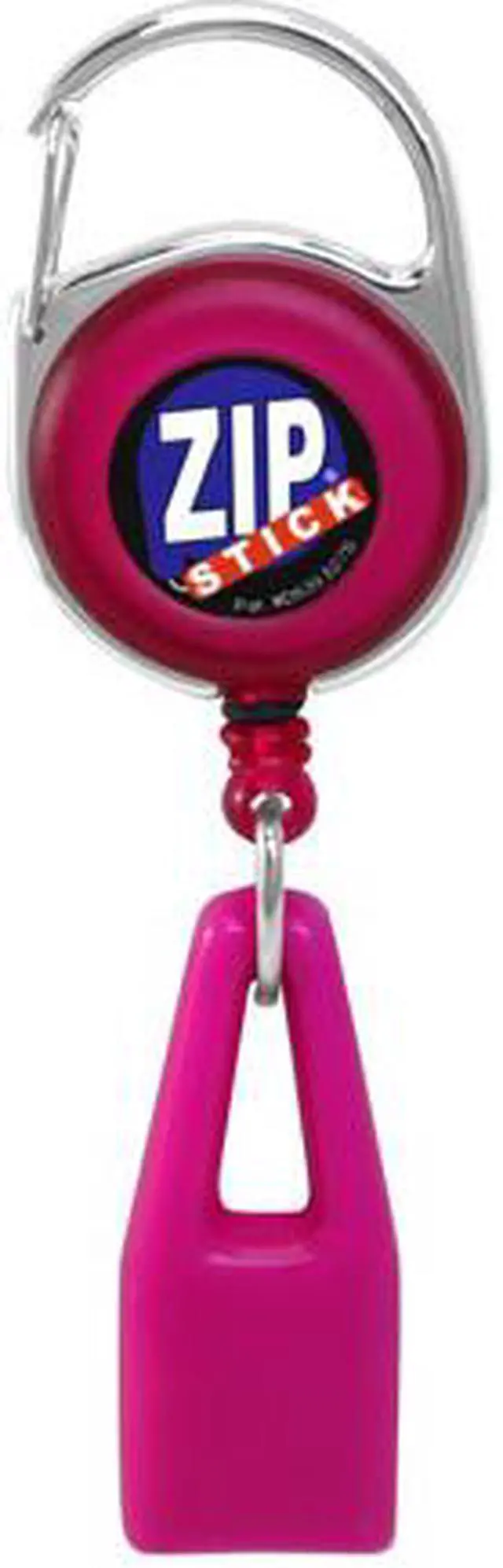 Main image of Zip Stick Retractable Lip Balm Holder - Pink