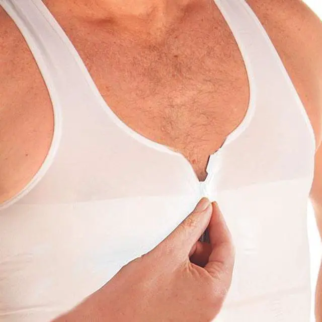 Alt view image 7 of 7 - Zip Zap Shirt for Men: Instant Slimming and Posture Support (2XL)