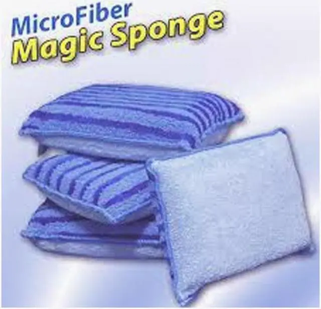 Alt view image 3 of 5 - Magic Microfiber Sponge JUMBO (5 Pack)