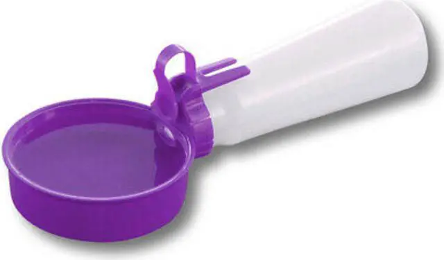 Main image of Water Rover Even Bigger for Pets Outdoor Water Bowl & Attached Bottle Hands-Free Waste-Free Leak-Free 5.25 Inch Bowl & 26-Ounce Bottle - Purple