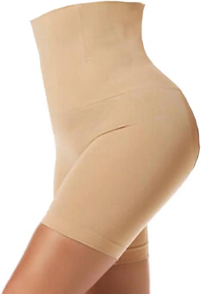 Alt view image 4 of 6 - Shapewear Shorts (Small, Beige)