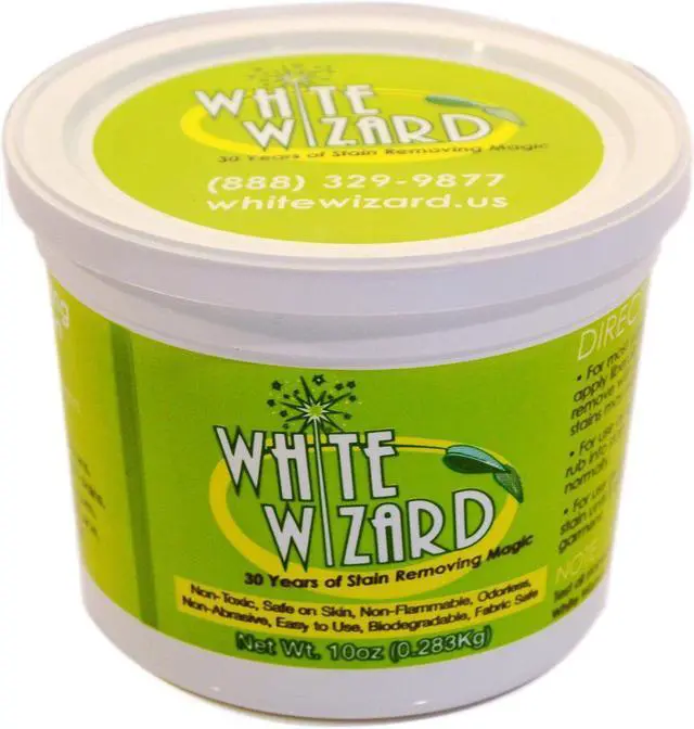 Alt view image 2 of 7 - White Wizard All Purpose Stain Remover - Grease Shoe Polish Oil Stains Without Water 10 Fl. Oz.