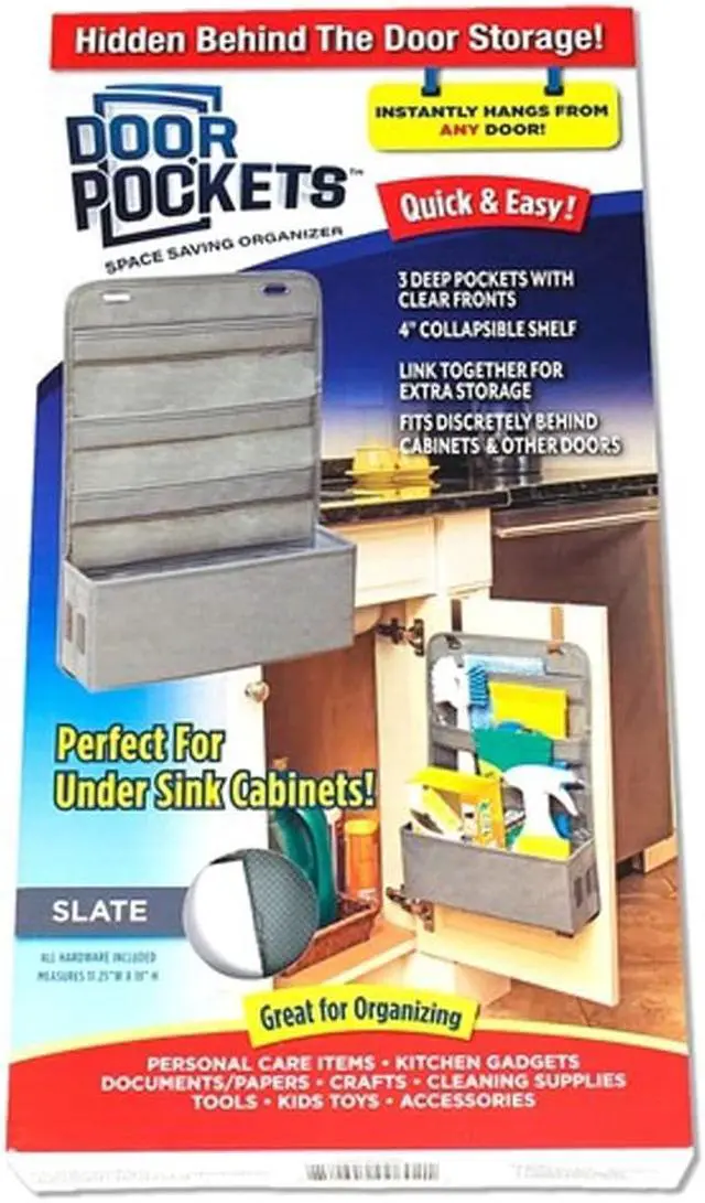 Alt view image 2 of 4 - Door Pockets - The Ultimate Overdoor Fabric Organizer