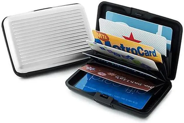 Alt view image 2 of 5 - Scan Safe Wallet - Ultimate Protection Against Identity Theft (Silver)