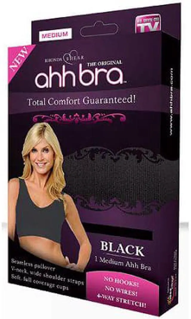 Alt view image 3 of 6 - Ahh Bra - Women's Seamless Leisure Bra (White, 1X) Bust: 44-46