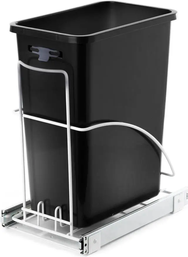 Main image of Home Zone Living 7.6 Gallon Pull Out Trash Can, Under Cabinet Design, 29 Liter Capacity