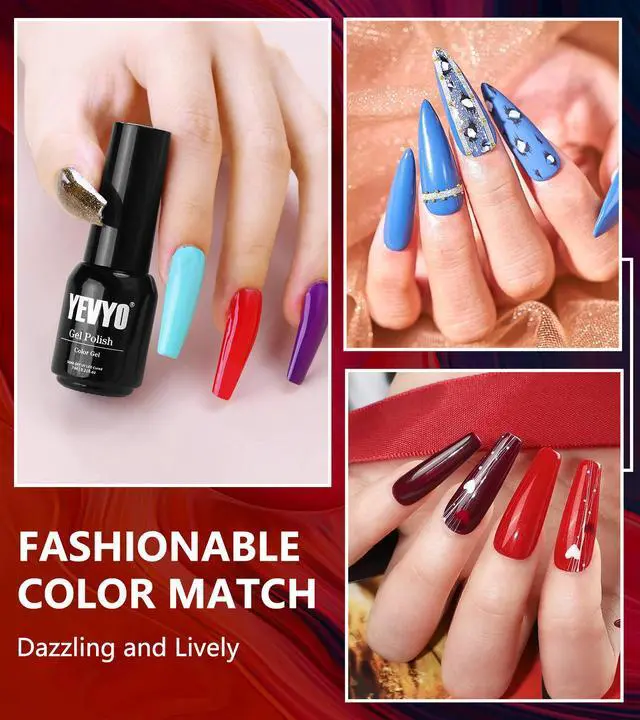 Alt view image 7 of 7 - 23Pcs Gel Nail Polish kit, 20 Colors Pastel Spring Summer Gel Nail Polish Sets with 3Pcs Glossy Matte Top Base Coat, Professional Salon Manicure Gift Diy at Home for Women Girls Beginners