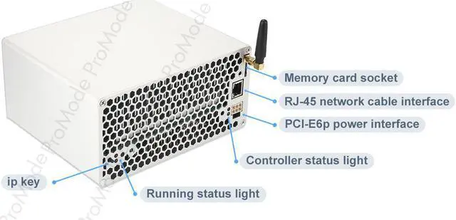 Alt view image 4 of 12 - Goldshell KD-BOX 1600GH/S Simple Mining Machine KDA 205W Low Noise Miner Small Home Riching（with Power）