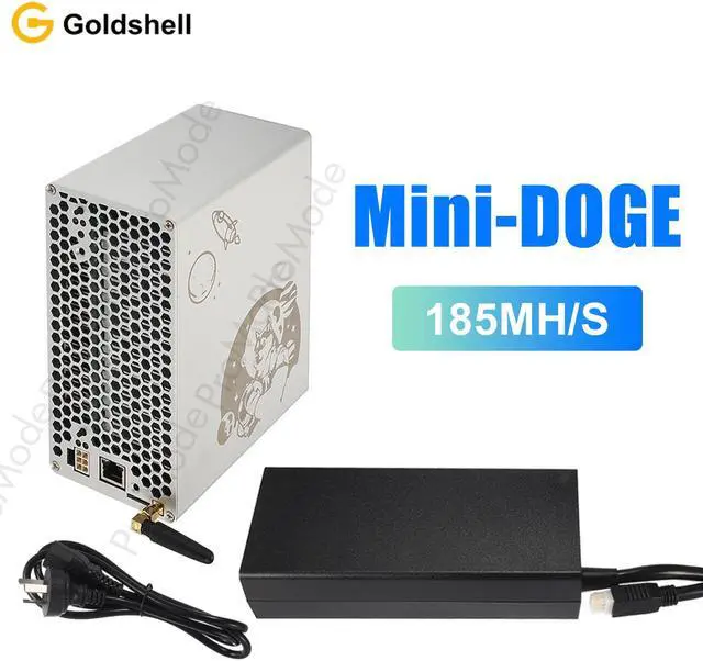 Main image of Goldshell Mini-DOGE 185MH/S (with 300W Power Cord) Simple Mining Machine LTC&DOGE 233W Low Noise Miner Small Home Riching