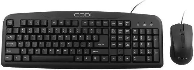 Alt view image 6 of 6 - CODi Wired USB-A Mouse and Keyboard Combination AK0000057