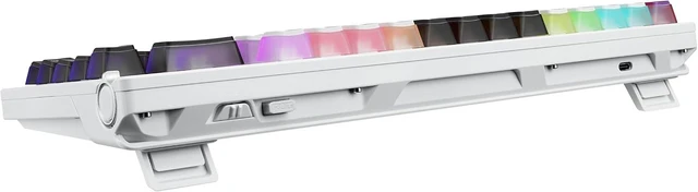 Alt view image 3 of 6 - ASUS ROG Azoth X 75% Custom Gaming Keyboard, OLED Display