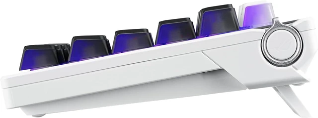 Alt view image 2 of 6 - ASUS ROG Azoth X 75% Custom Gaming Keyboard, OLED Display